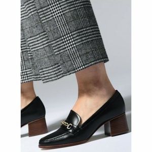 L.K. Bennett Retta Black Leather Loafers - NEW